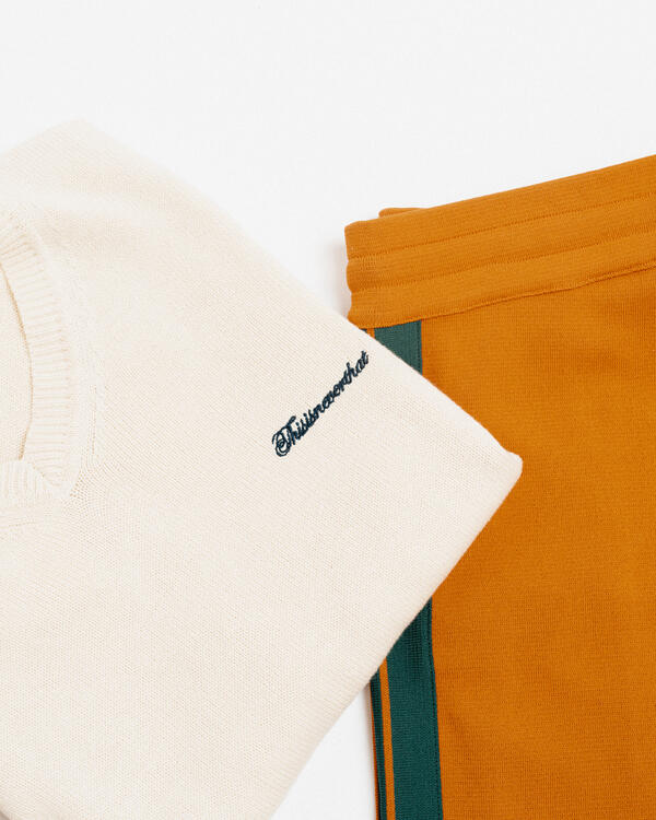 thisisneverthat Script Logo Knit Vest | TN241KKNPK03-IVORY